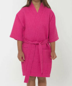 Waffle Kimono Kid's Robes