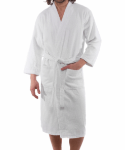 Waffle Kimono Turkish Cotton Bathrobe