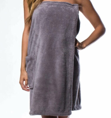 waffle weave Plush Spa Bath Wrap