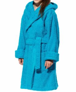 100% Turkish Cotton Hooded Terry Kid's Bathrobe