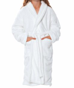 Shawl Velour Luxury Kids Collar Robe