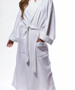 Knit Diamond Luxury Shawl Bathrobe