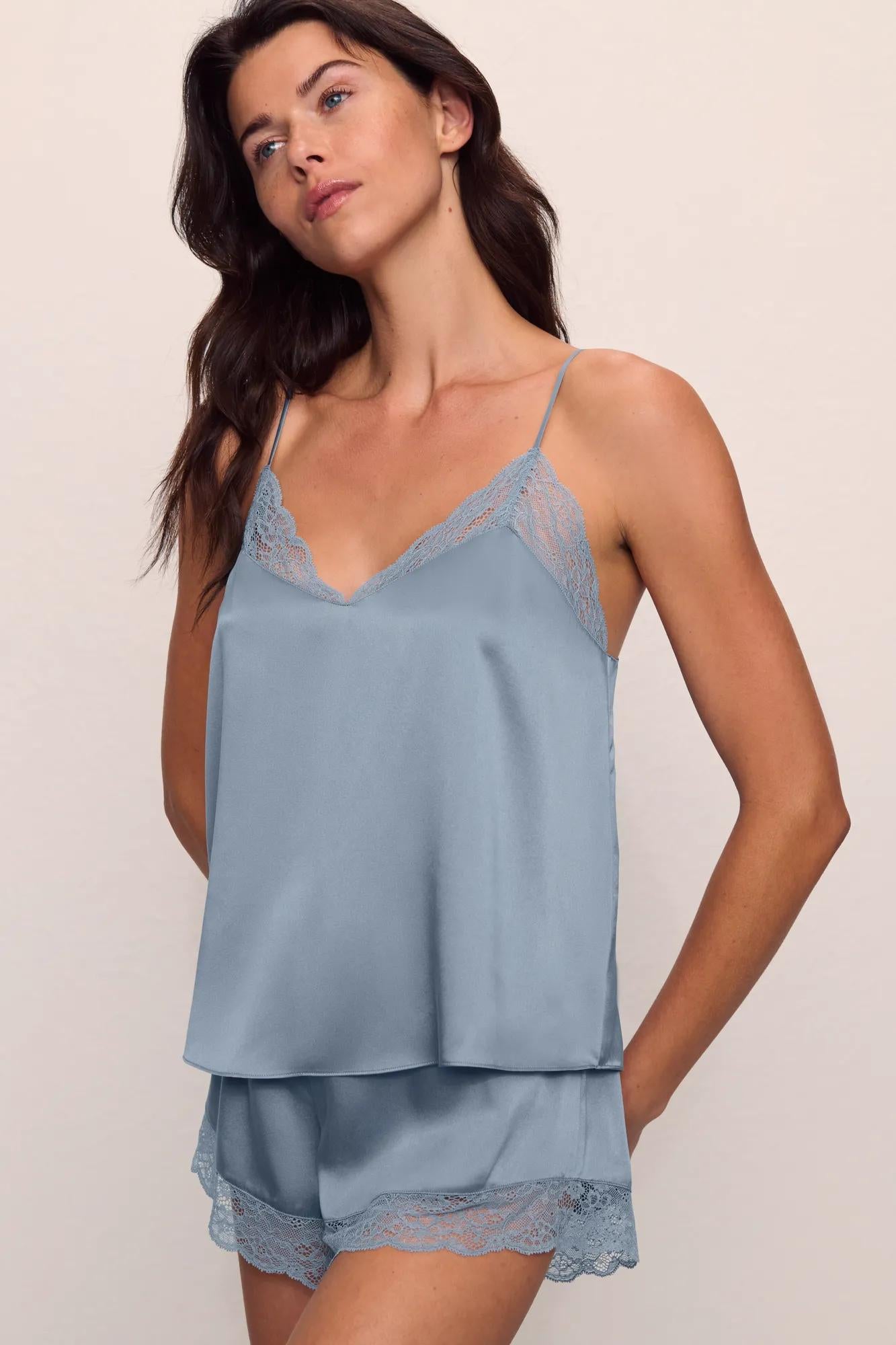 Washable Silk Lace Cami & Short Set #4