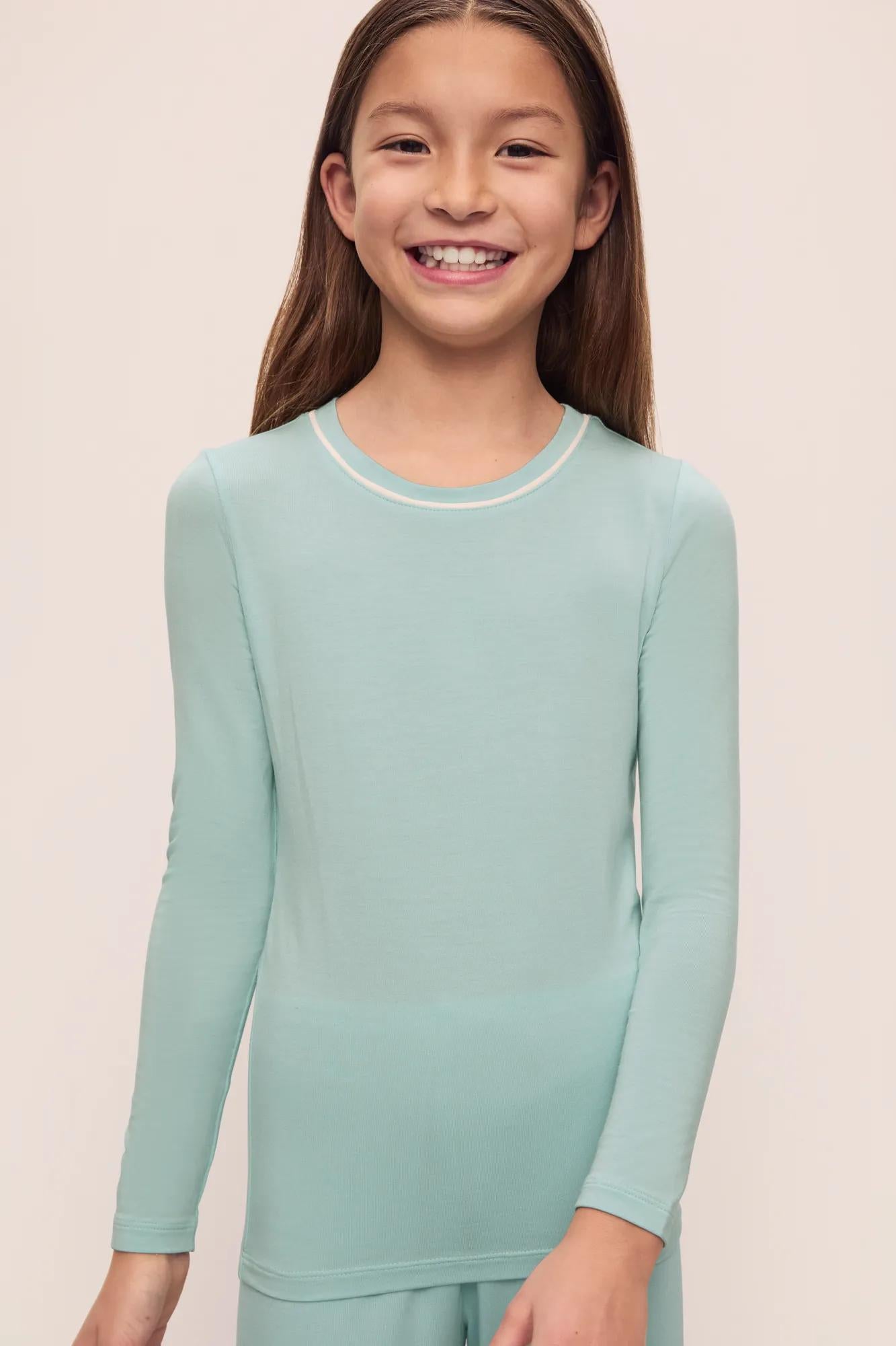 Kids TENCEL™ Modal Unisex Long PJ Set - 2