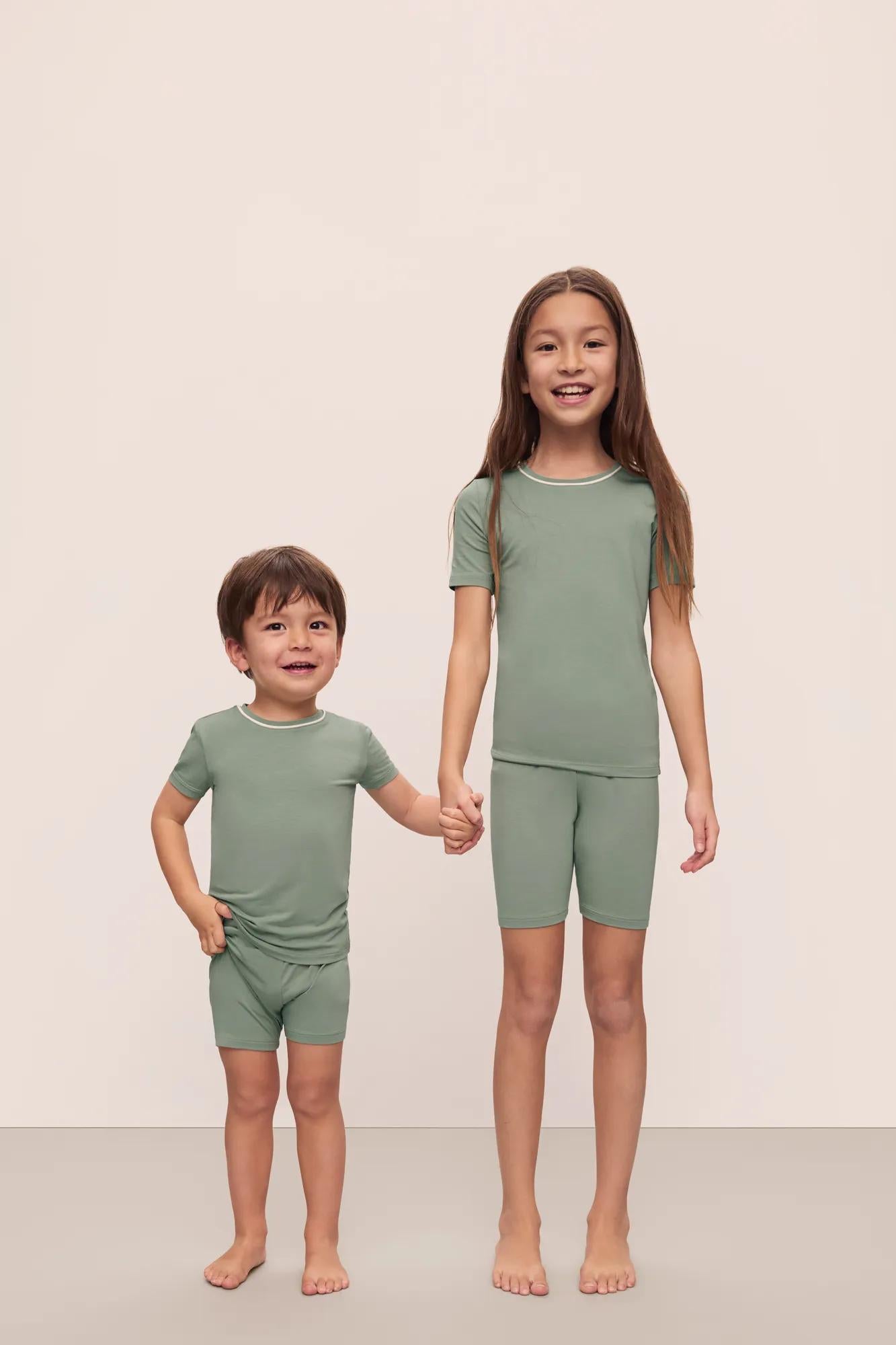 Kids TENCEL™ Modal Unisex Short PJ Set #3