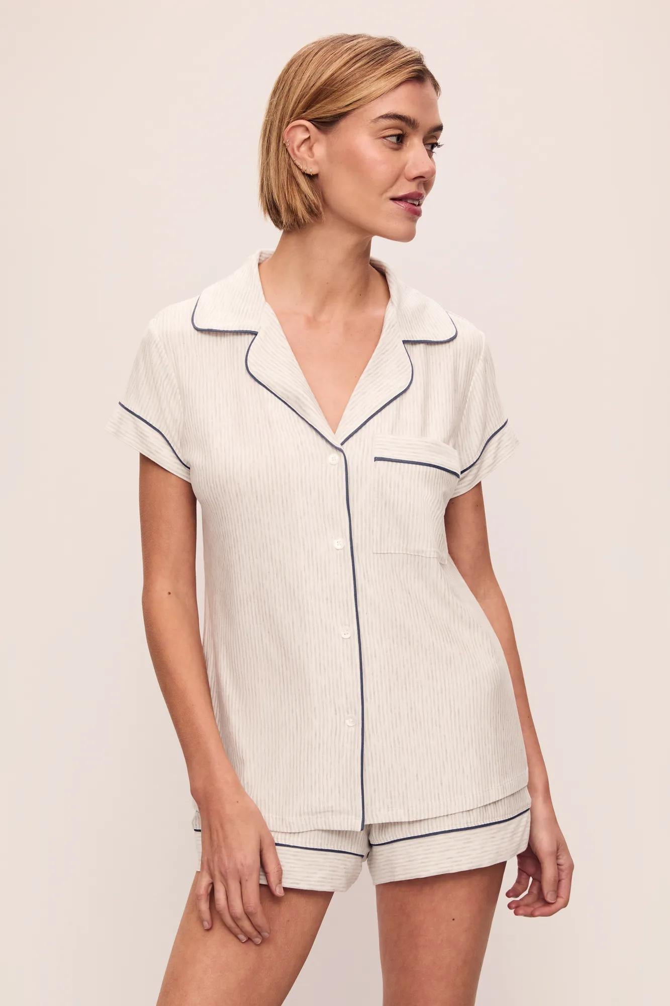 Gisele Printed TENCEL™ Modal Shortie Short PJ Set #5