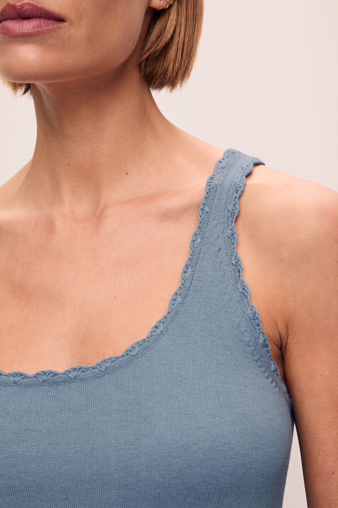 Fine Gauge Sweater Tank - X-Small