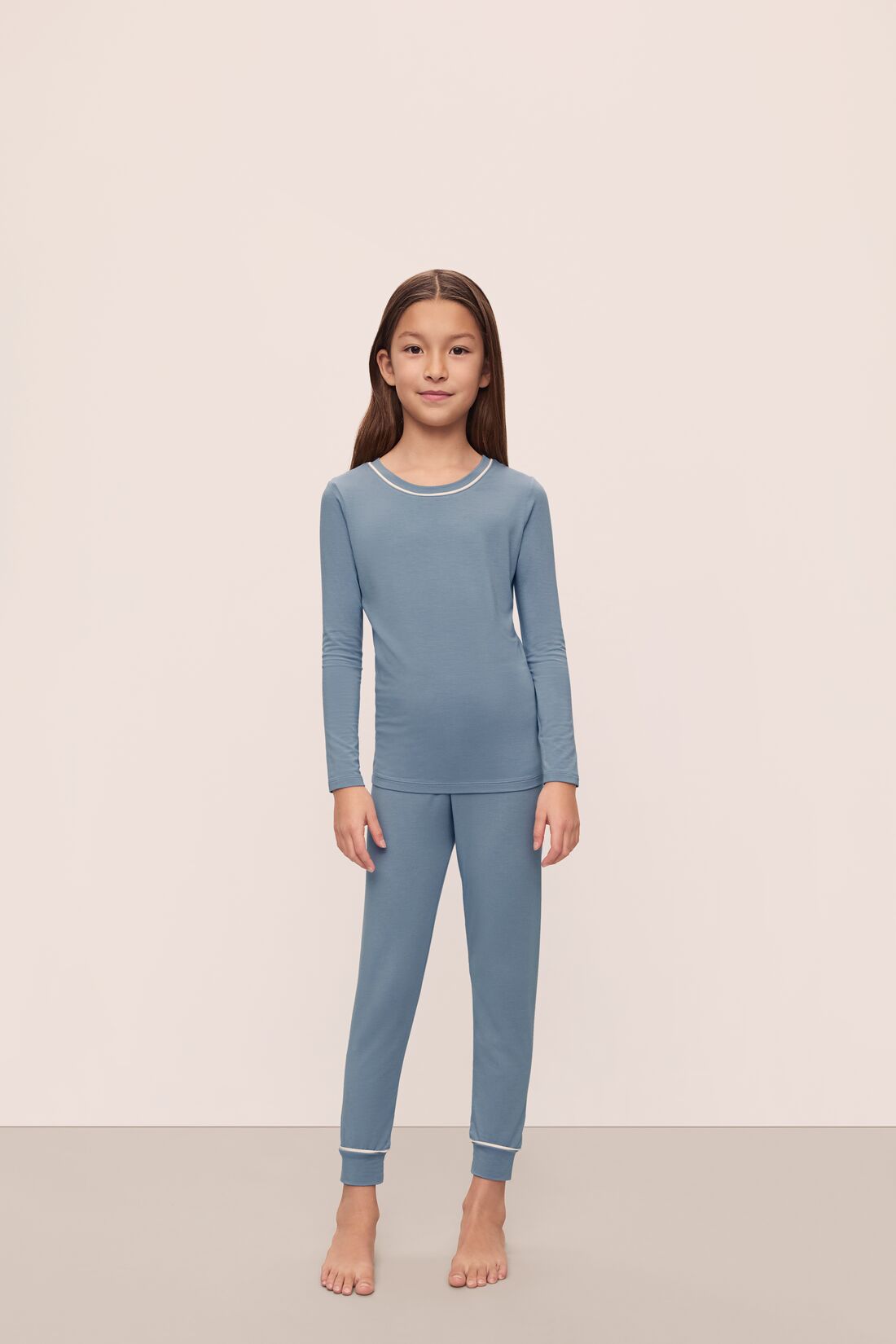 Kids TENCEL™ Modal Unisex Long PJ Set #8