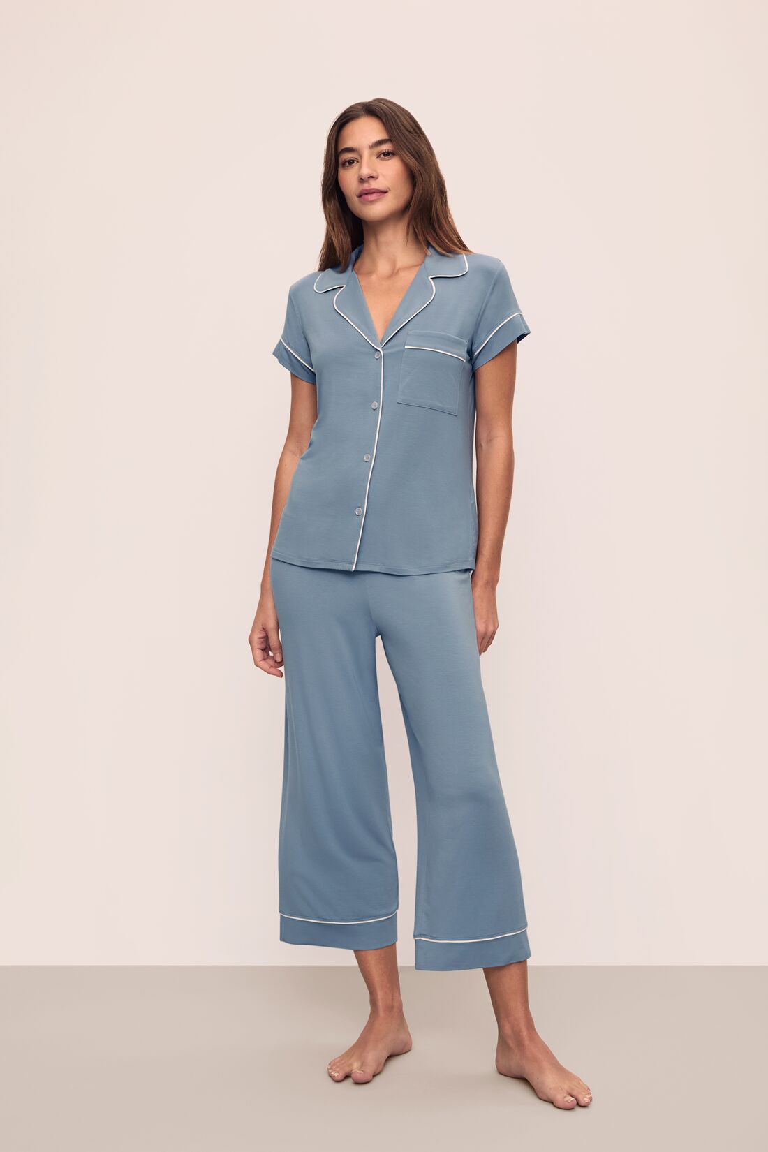 Gisele TENCEL™ Modal Short Sleeve Cropped PJ Set #7