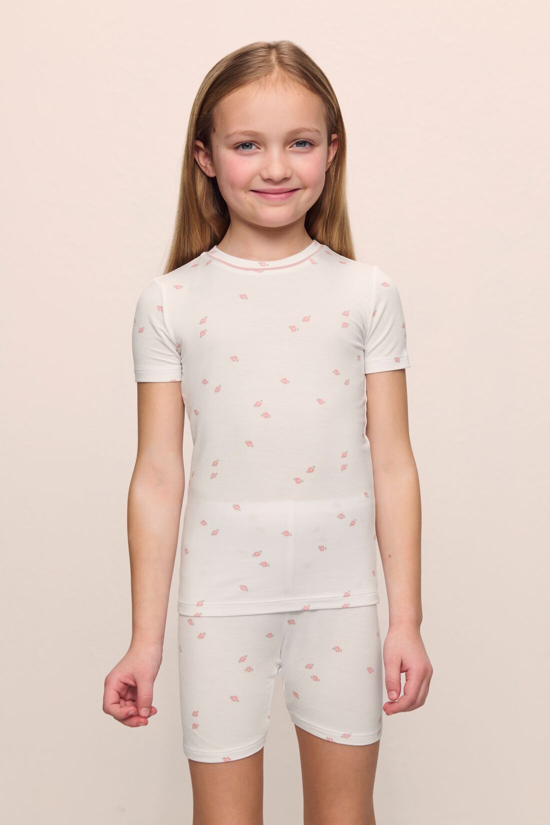 Kids Printed TENCEL™ Modal Unisex Short PJ Set