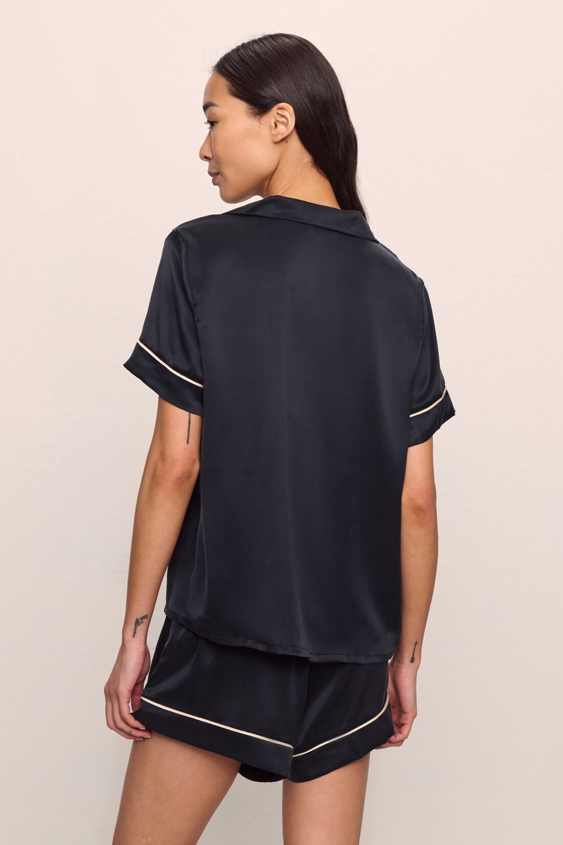 Inez Washable Silk Short PJ Set #6