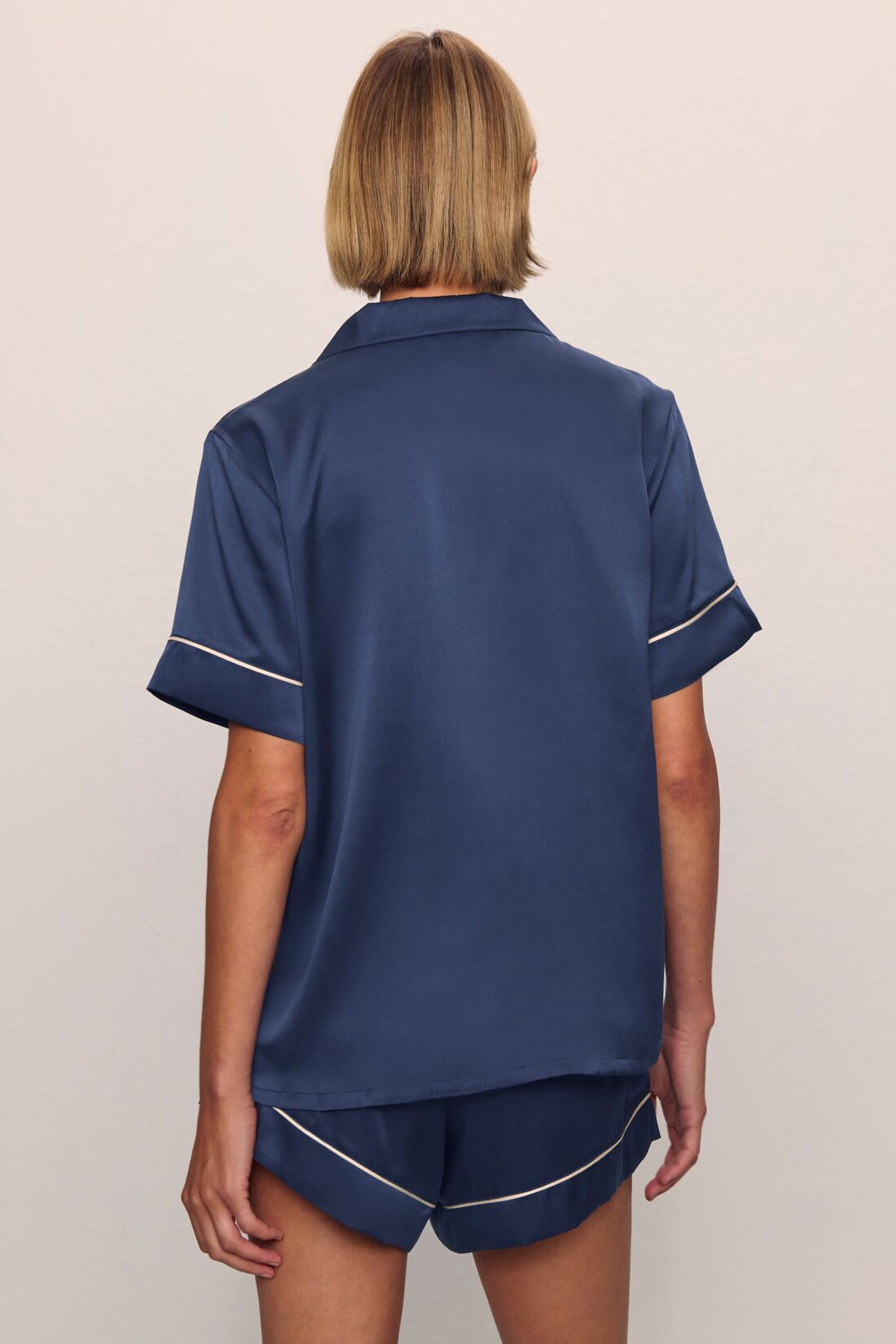 Inez Washable Silk Short PJ Set