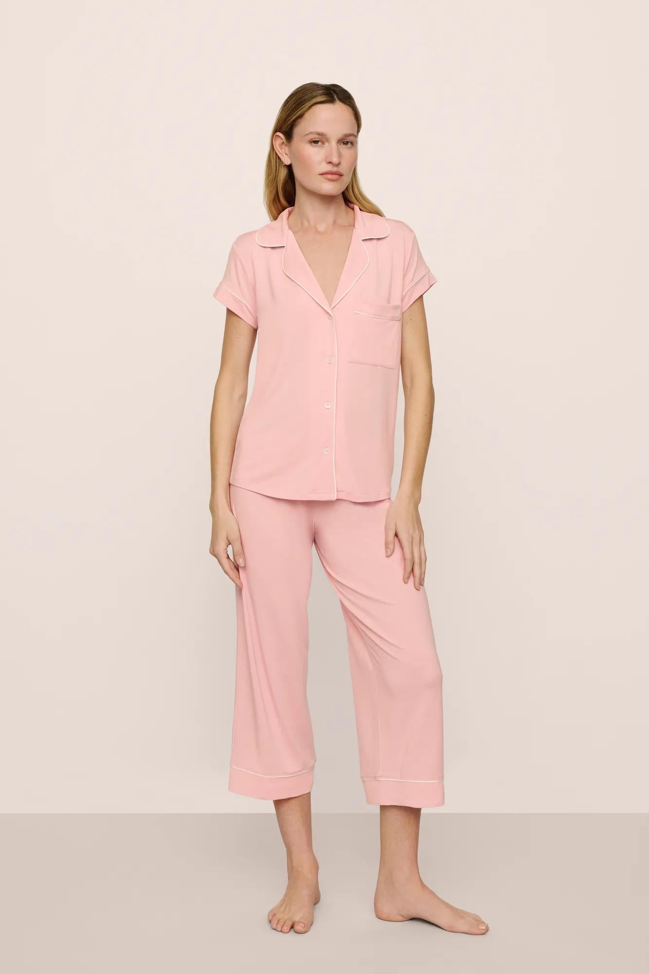 Gisele TENCEL™ Modal Short Sleeve Cropped PJ Set - X-Small
