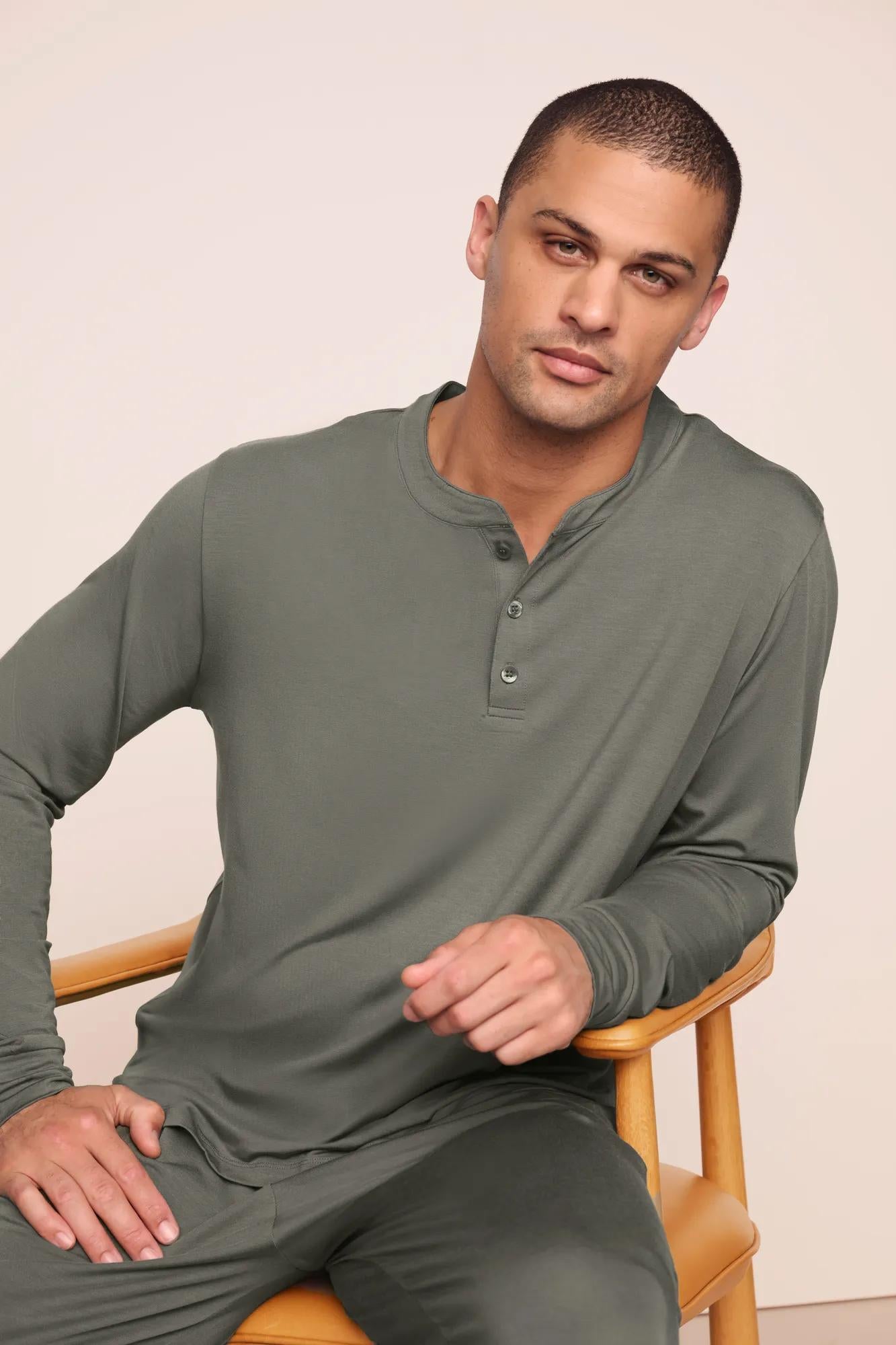 Henry TENCEL™ Modal Long PJ Set #8