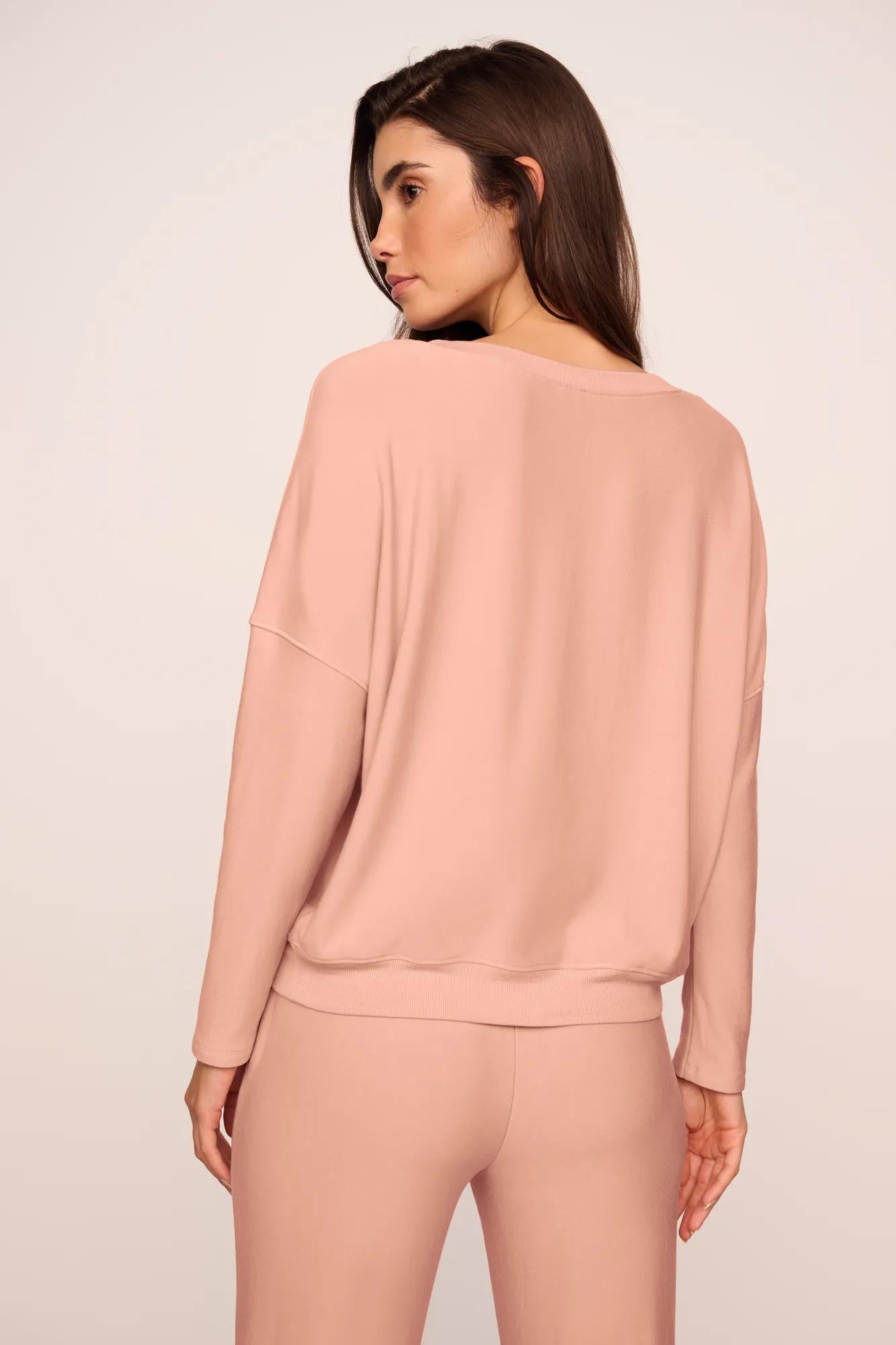 Softest Sweats Boat Neck Pullover - X-Small